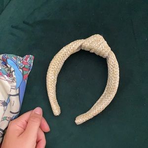 J.Crew Factory rattan knot headband